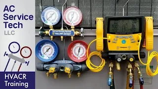 Digital Refrigerant Gauge Sets vs Compound Manifold Gauges!