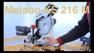 Unboxing Metabo KS 216 M Lasercut Mitre Saw [Episode 53 18 feb 2018]