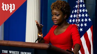 White House principal deputy press secretary Karine Jean-Pierre holds news conference