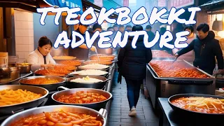 "Delicious Tteokbokki: Exploring Authentic Korean Street Food!"