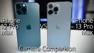 iPhone 13 Pro Max vs iPhone 12 Pro Max - Camera Comparison (4K HDR)