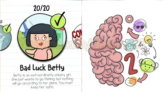 Brain Test 2: Tricky Stories Bad luck Betty all Levels with Answers | Brain Test | Gaming 92