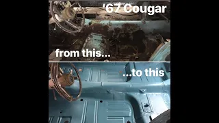 $300 Rusty Floor Repair on 67 Cougar