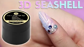 3D Shell Nail Art using Mshare 4in1 Gel