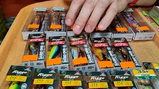 Привоз #ZipBaits #Riggie ; #Khamsin ; разные размеры и цвета ; опять дешевеют; в конце видео привет