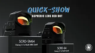 Vector Optics // First Aspheric Lens Red Dot — Frenzy-X GenII 1x19x28 & 1x19x26 (SCRD-64& SCRD-SM64)