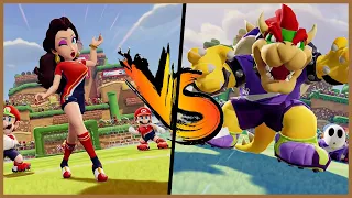 Mario Strikers: Battle League | Pauline vs Bowser (Hard CPU) [Switch]