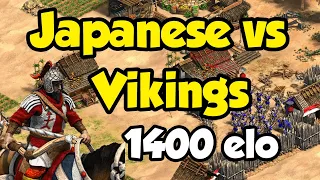 Japanese cavalry archers? (1400 elo AoE2 gameplay)