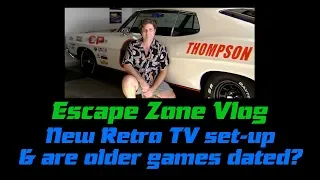 New Retro TV set-up & are Old Games dated VLOG? Escape To Gaming