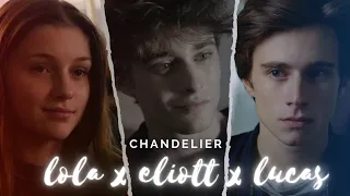 lola x eliott x lucas | skam france | chandelier