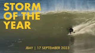 Storm Of The Year | Jeffreys Bay | 17 Sep 2023 (RAW)