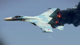 Russian Su-33 Sukhoi in flames after being hit by a Ukrainian missile | ARMA 3
