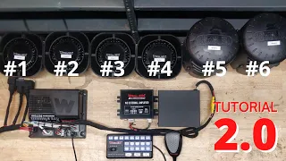 6 Speakers, Maximum Tones. Whelen HHS4200 + WeCan External Amp + Federal Signal Rumbler
