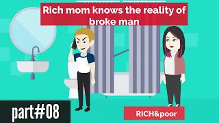 Rich and poor| part 8 | English story | English animation | Animated stories | learn with chochi