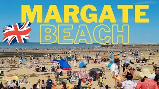 Margate Beach & Seafront Uk Vlog 2023||Drone View Of Margate Beach ||