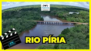 PONTE SOBRE O RIO PÍRIA #drone #nature