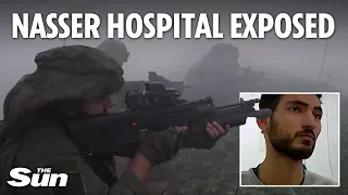 Captured terrorist exposes Hamas hostage-holding terror cell within Nasser Hospital in Khan Younis