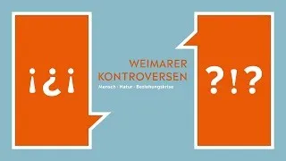 Weimarer Kontroversen:  Ist eine andere Natur möglich? | Mit Almut Linde & Hartmut Rosa