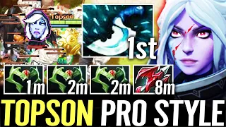 🔥 TOPSON Drow Ranger MID Blink 1st Item + 2x Wraith Band — MAX Mobility Master Style Dota 2 Pro