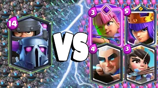 PEKKA + MEGA KNIGHT Vs ARCHERS TEAM | Clash Royale Challenge