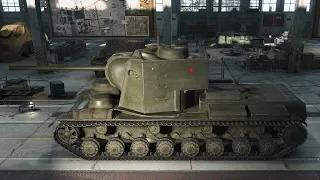 КВ-5 воин. 4К урона. World of Tanks.