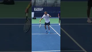Andrey Rublev Backhand volley