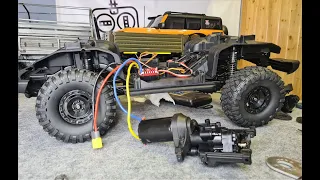 BELUGA Huangbo R1001 убираем люфты ставим детали от Traxxas TRX4