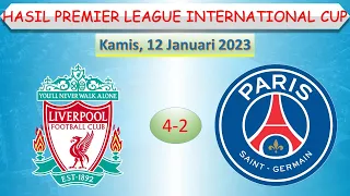 Hasil Premier League International Cup 2023 Tadi Malam │Liverpool U21 vs PSG U21│Klasemen Sementara│