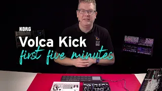 Get started with the Volca Kick - your first five minutes