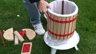 How to make Apple Juice using a Fruit Press and Crusher