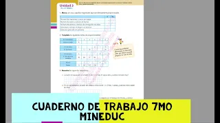 PROPORCIONALIDAD DIRECTA 7MO AÑO (CUADERNO DE TRABAJO MINEDUC)