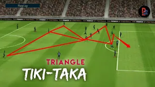 Why Tikitaka passing is the best Game plan __Pes 21 Mobile