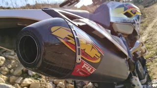 Husqvarna FE 350 Scarico Originale VS FMF 4.1 | Original exhaust vs FMF 4.1