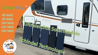 Ultraleichte Solarmodule mit Schindel Technologie