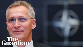 Jens Stoltenberg holds news conference after meeting of Nato ministers  – watch live