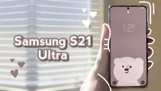 [📦] Samsung S21 Ultra Unboxing! ♡