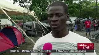 African refugees stranded at Costa Rica border