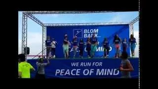 Zumba with Rita Mitri at the Beirut Marathon