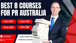 Best 8 courses to study for international students for Australian PR 2023 - Visa 491,190,189 & 482