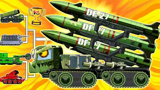 MILITARY FIRE TRUCK VS SS-1B SCUD-A! Container Trucks, Missile Launch, Armored | Arena Tank Cartoon