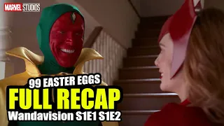 WANDAVISION EPISODE 1-2 | Easter Eggs, Full Recap, WTFs, Villain