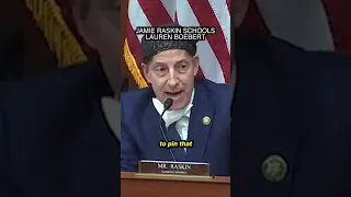 Jamie Raskin SHUTS DOWN Lauren Boebert to Her Face