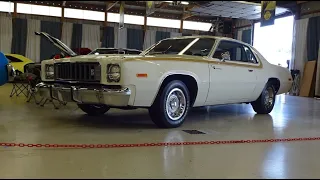 1975 Plymouth Fury Road Runner in White & Engine Sound on My Car Story with Lou Costabile