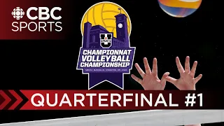 U SPORTS Men's Volleyball National Championship: Quarterfinal #1 - Laval vs Alberta | CBC Sports