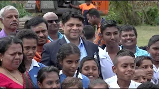 Fijian Attorney-General officiates at the ground-breaking ceremony at Nasinu Sangam School