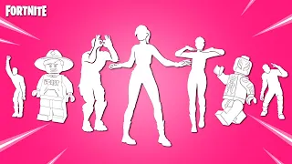 Top 50 Legendary Fortnite Dances & Emotes! (Lego Fortnite, Eminem, Popular Vibe, Peter Griffin)