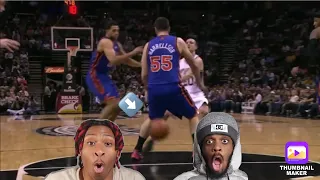 OMG MANU PASSED IT BETWEEN HIS LEGS!! Ki & Jdot Reacts to Manu Ginobili- Art Of Passing