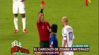 Momento mundialista: el cabezazo de Zidane a Materazzi