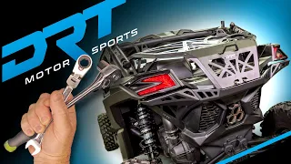 DRT Motorsports CanAm X3 Tire Carrier / Rear Bumper System Install Guide.