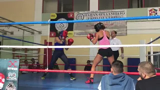 Avril Mathie Boxing Exhibition in Athens, Greece